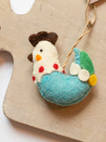 Felt Hen Ornament