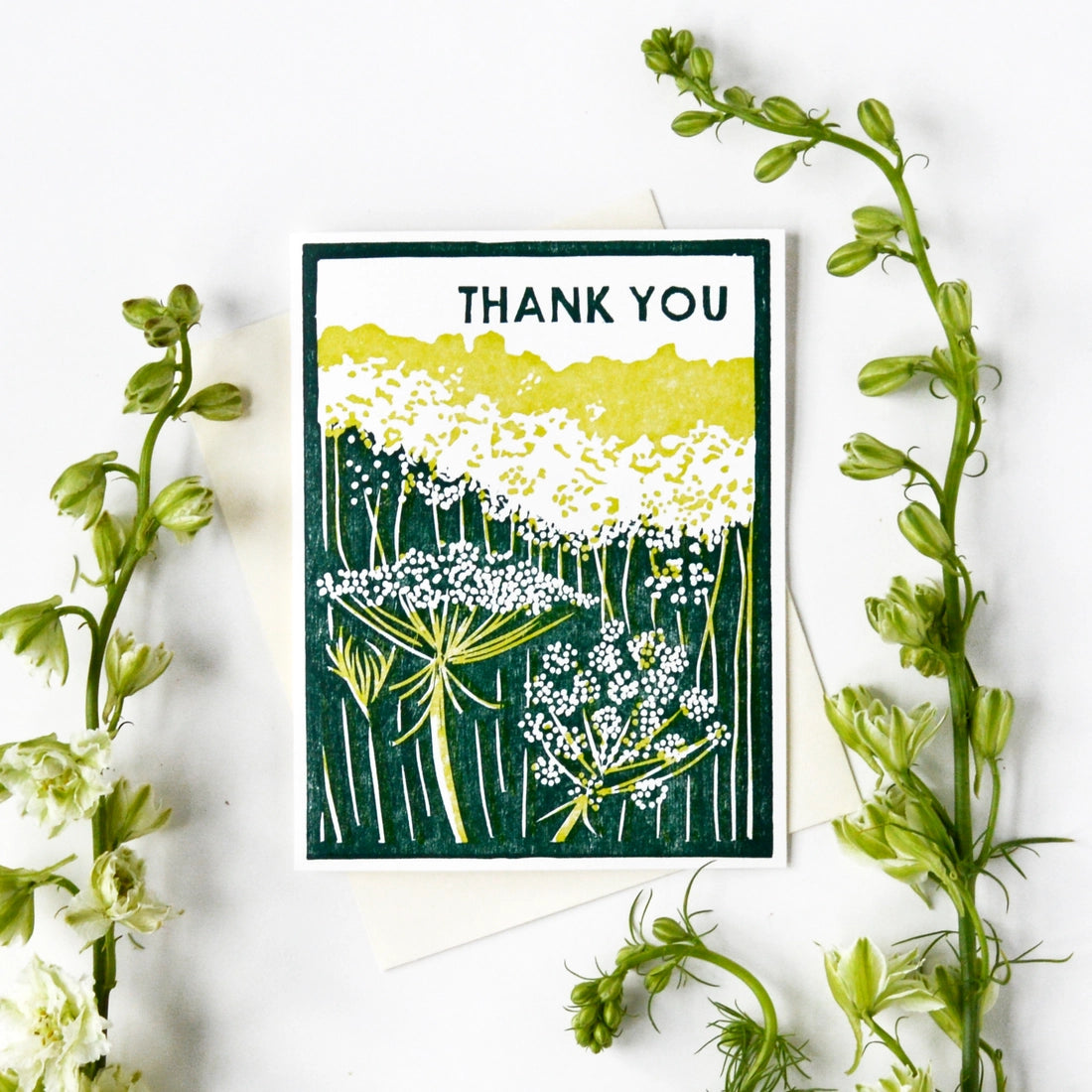 Queen Anne's Lace Thanks Card