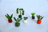 House Plant Ornament Set