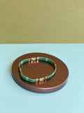 Singapore Flat Bead Bracelet