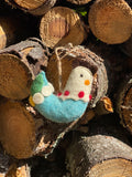 Felt Hen Ornament