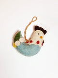 Felt Hen Ornament