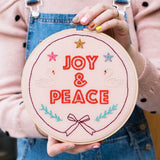 Joy & Peace Embroidery Kit
